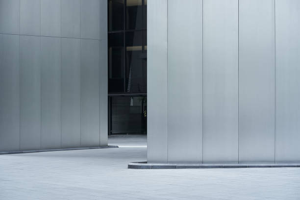 istock modern steel wall buildings 1148426690