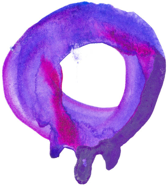 istock watercolor circle purple on a white background 1148428688