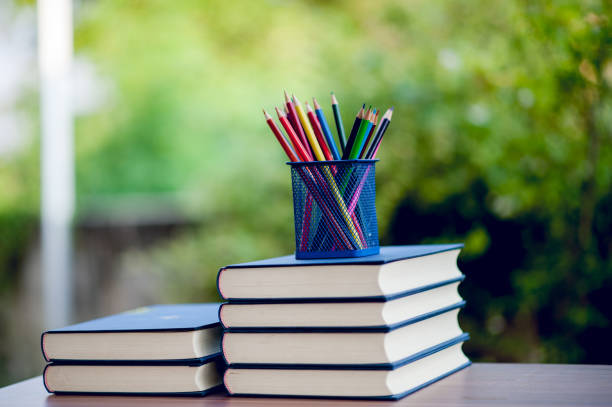 istock Educational equipment, boards and books Education concept With copy space 1148432702