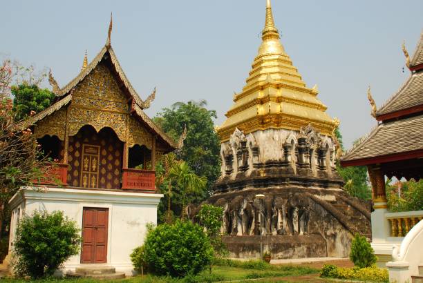 istock Delightful temple details in Chiang Mai's wats 1148434019