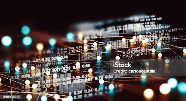 Data Structure And Information Tools For Networking Business Stock Photo - Download Image Now