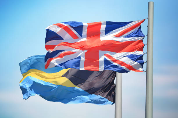 istock Flags of Great Britain and the Bahamas 1148441154