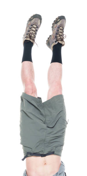 istock Friendly male hiker is doing a handstand 1148451989