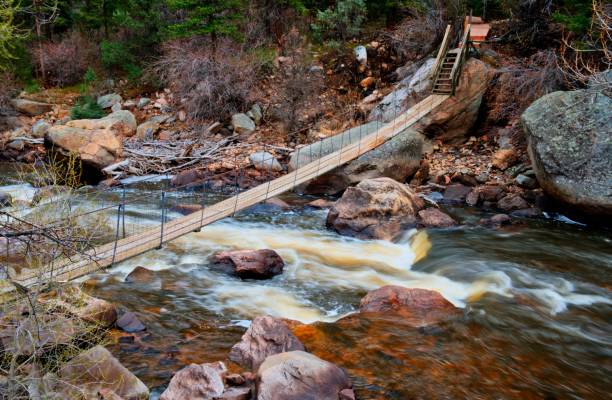 istock Footbridge over Poudre River 1148453904