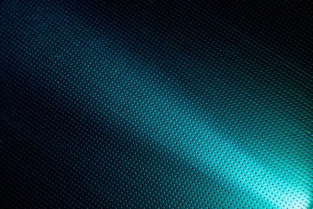 istock Narrow white ray of light on a blue background to the point 1148458352