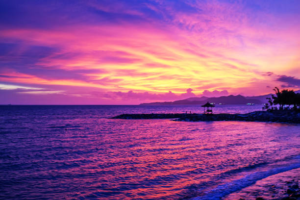 istock beautiful sunset on the sea 1148459153