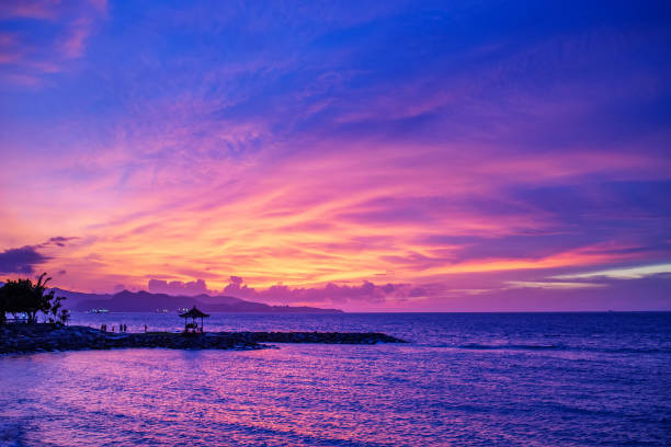 istock beautiful sunset on the sea 1148459167