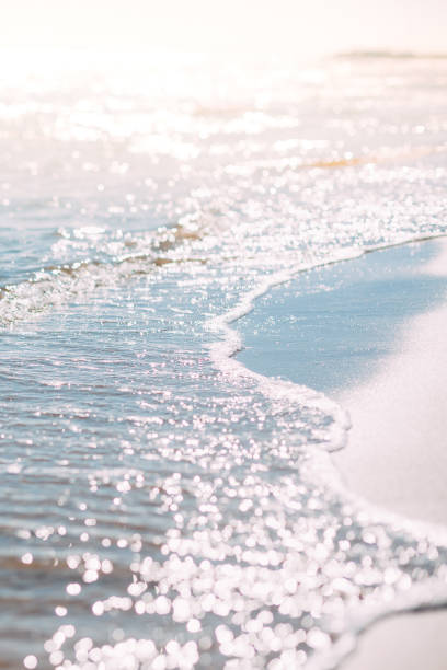 istock Summer sand beach and seashore waves background 1148471712