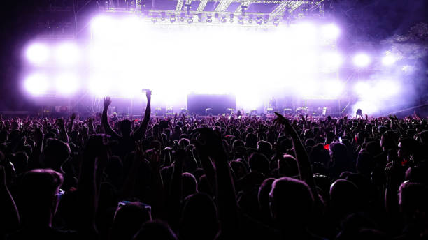 istock Live performance at music festival! 1148472205