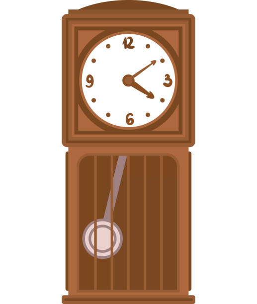 Clock With Pendulum Stock Illustration - Download Image Now - Alarm,  Ancient, Antique - iStock