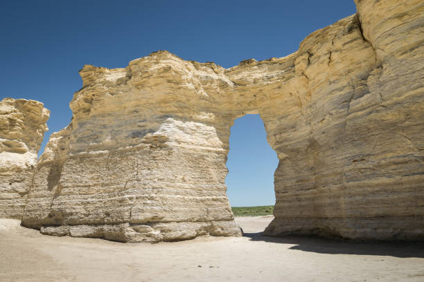 istock Monument Rocks Keyhole, Kansas: large chalk formations. 1148489494