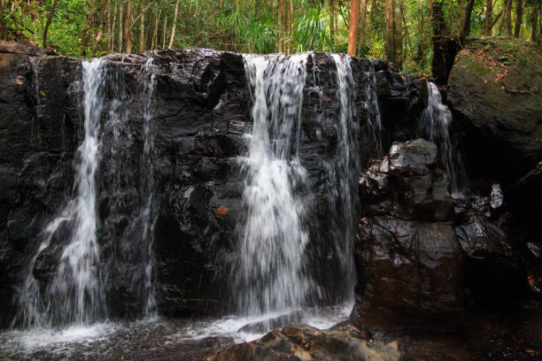 istock Small waterfall in jungles, Phu Quoc, Vietnam 1148493085