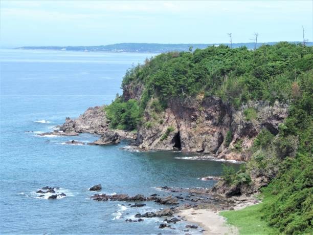 istock Nota peninsula, Ishikawa. Beautiful and distinct sea shore 1148500484
