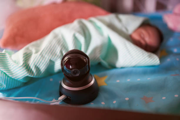 istock Keeping safe sleep of baby 1148525370