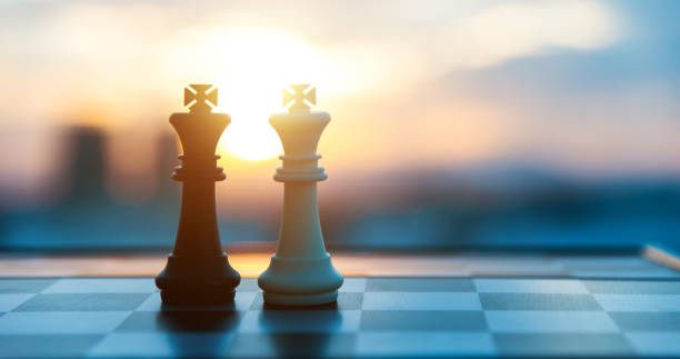istock Chess board and pieces in a chess game 1148525517