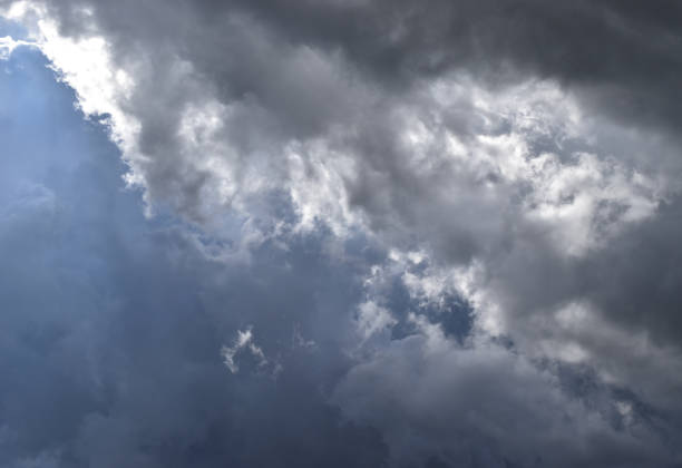 istock Cumulonimbus cloud formations on tropical sky 1148528492