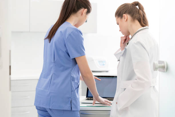 istock Medical personel (doctors, nurses and dentists) during different procedures with patients. 1148535930