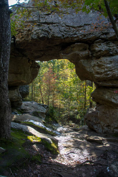istock Petit Jean SP - Natural Bridge on Seven Hollows Trail 1148536724