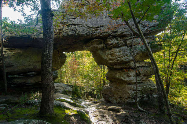 istock Petit Jean SP - Natural Bridge on Seven Hollows Trail Horizontal 1148537281