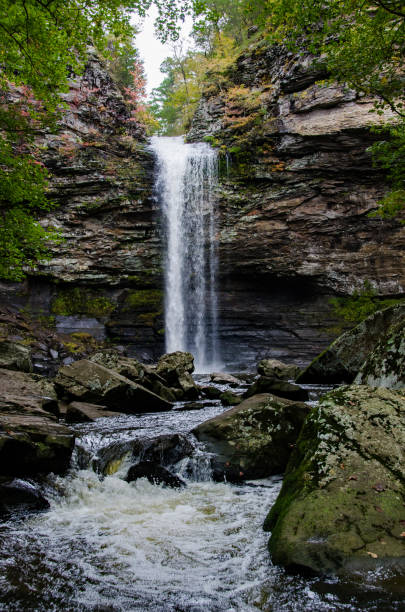 istock Petit Jean SP - Cedar Falls Close-Up Vertical Wide View 1148537455