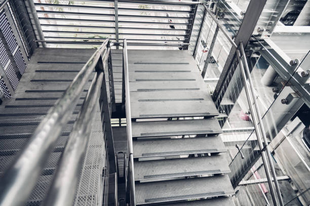 istock Steel stairway 1148538176