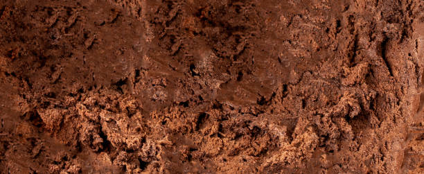 istock Dark Chocolate  ice cream  Background or Texture. Cocoa ice-cream wallpaper 1148538226