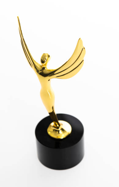 istock Gold award on white background 1148538382