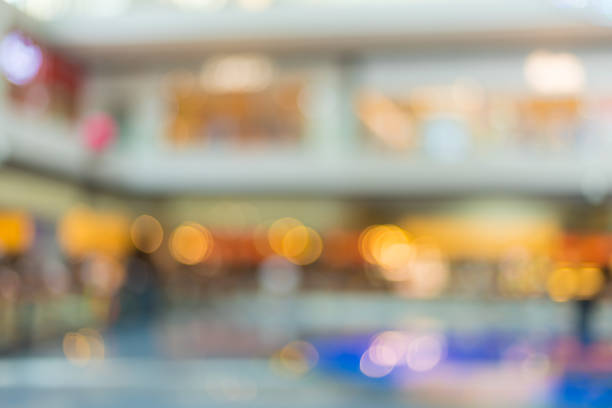 istock Abstract blurred background of Department store interior. 1148539165