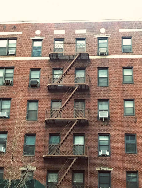 istock NYC Brick Apartment Building - Fire Escape 1148545841