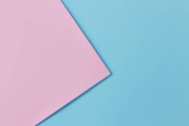istock Blue and pink pastel color paper background 1148552443