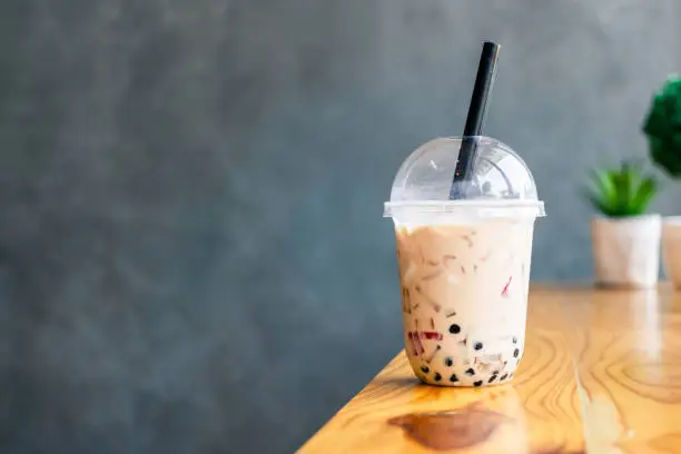 Photo of Boba tea,Bubble tea.