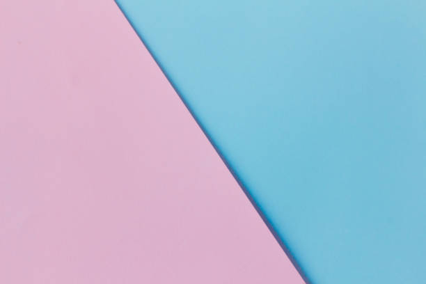 istock Blue and pink pastel color paper background 1148552463