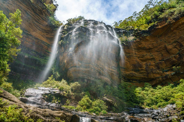 istock beautiful waterfalls, wentworth falls, blue mountains, australia 38 1148555694