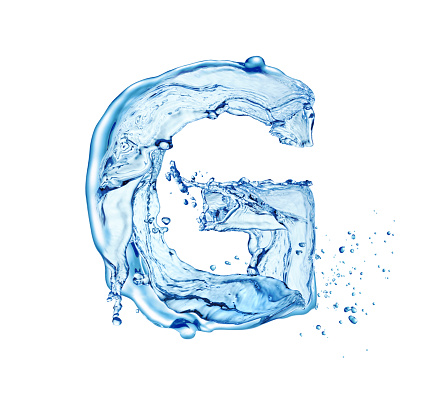 water letter G