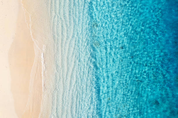 istock Beach and ocean as a background from top view. Azure water background from top view. Summer seascape from air. Gili Meno island, Indonesia. Travel - image 1148562820