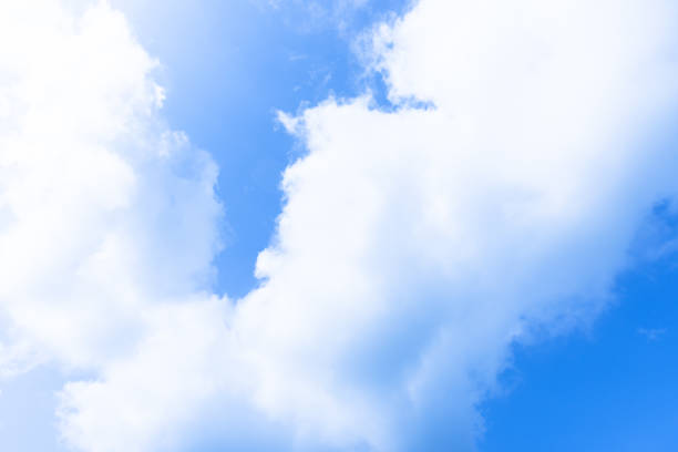 istock Blue sky white cloud white background. Beautiful sky and clouds in the afternoon. 1148568359