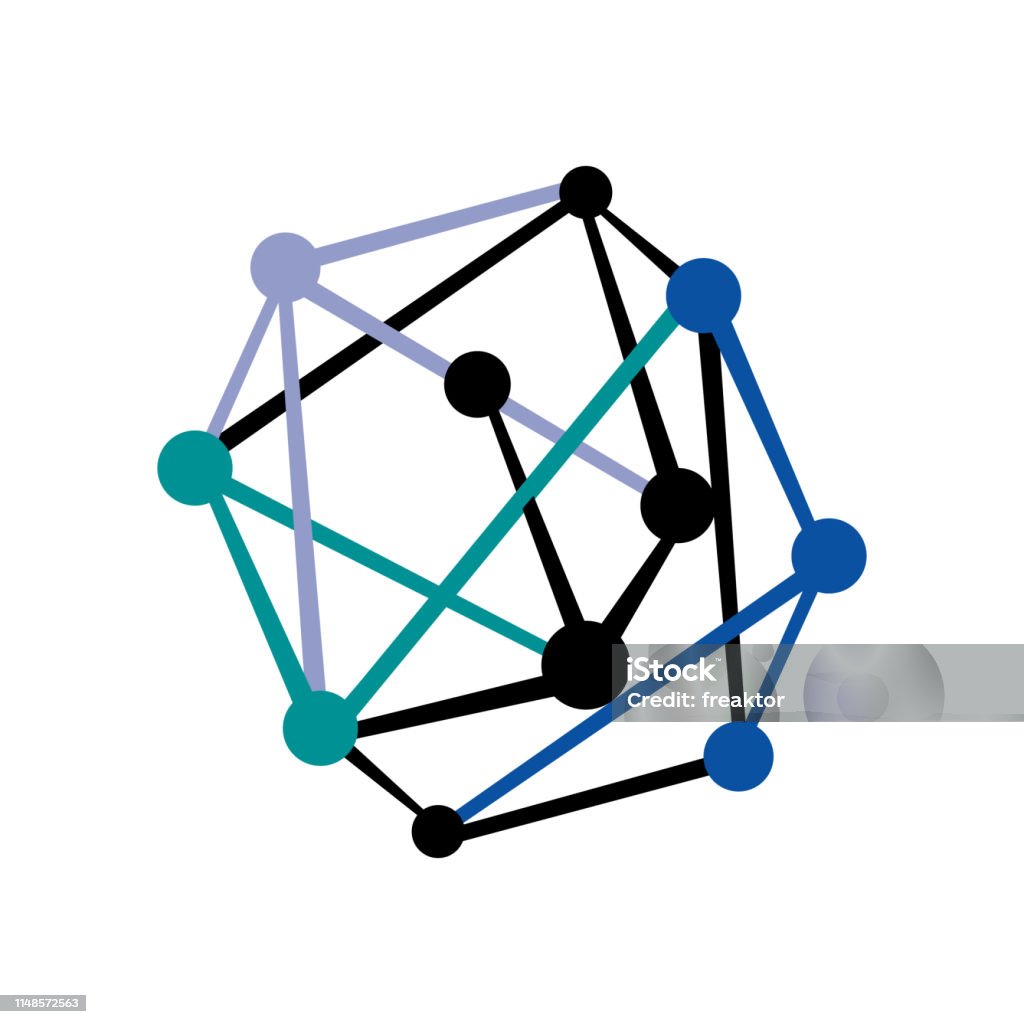 Connection Circle Frame Connected Circle Vector Illustration Stock Illustration - Download ...