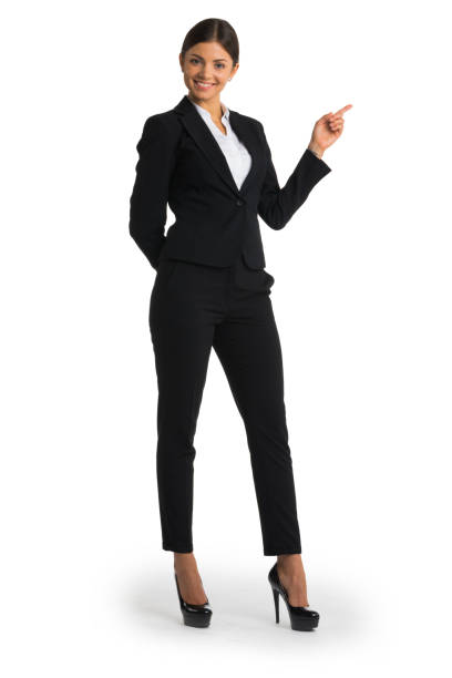 istock Businesswoman pointing with finger 1148578764