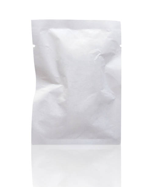 istock blank white packaging paper sachet isolated on white background with clipping path 1148583121