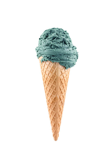 istock pistacchio ice cream with cone isolated on white background 1148583155