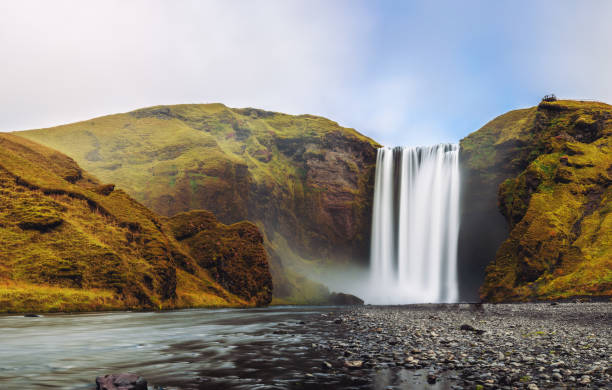 istock Skogafoss waterfall panorama in southern Iceland 1148585750