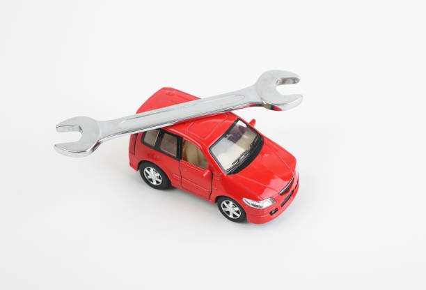 Wrench and a toy car
