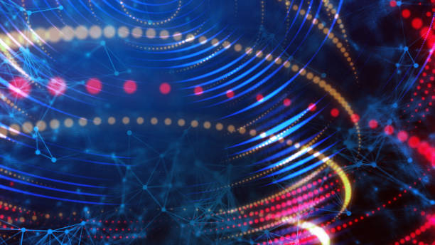 istock Future world cyber technology in digital space 3D rendering background, colorful global with power energy path fot internet and technology concept. 1148594064