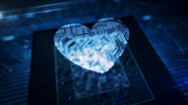 istock CPU on board with heart symbol hologram display 1148594381