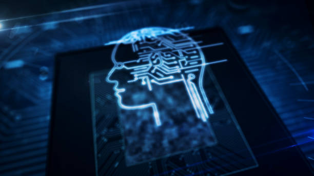 istock CPU on board with AI head symbol hologram display 1148594444