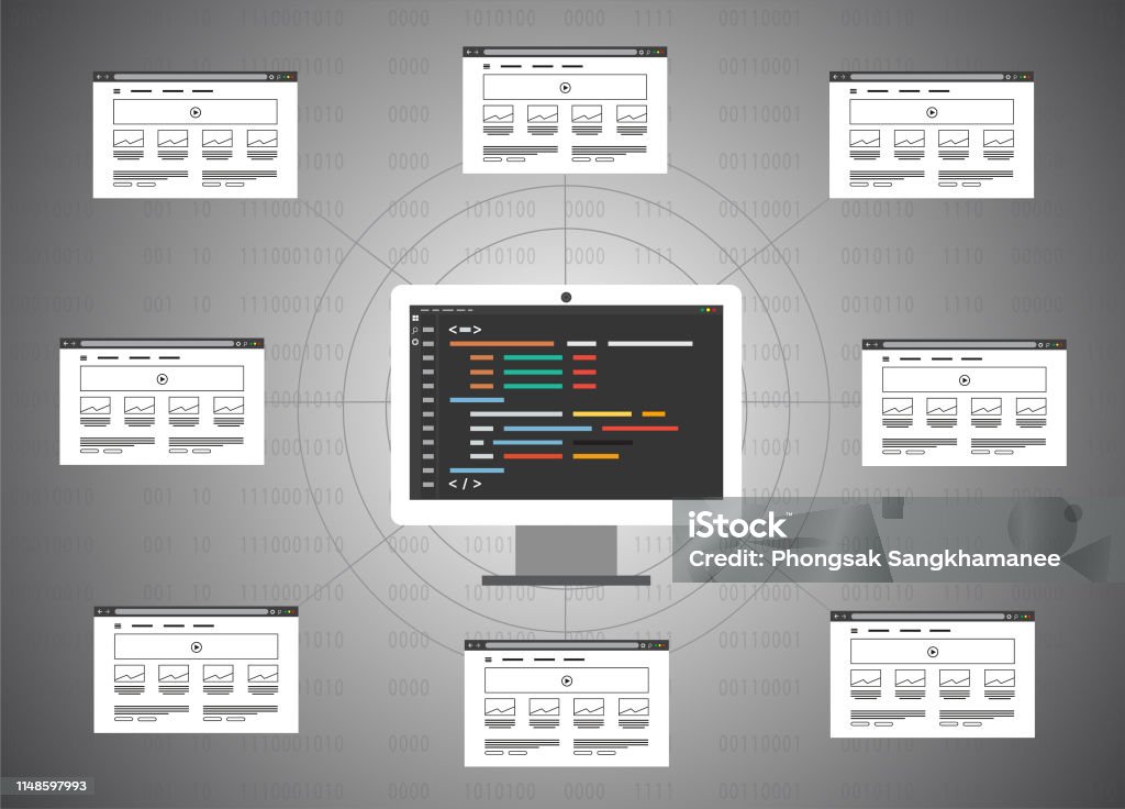Tampilan Code Yang Rapi Kode Programmer Pengkodean Pemrograman Web Beberapa Tampilan Halaman ...