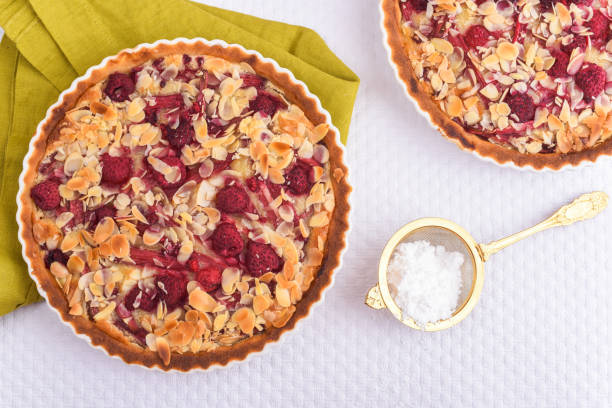 istock Rhubarb and raspberry tarte with frangipane 1148599711