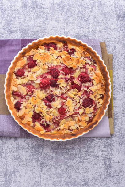 istock Rhubarb and raspberry tarte with frangipane 1148599826