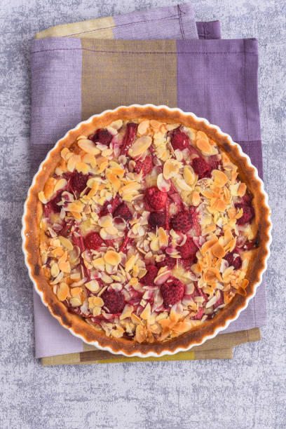 istock Rhubarb and raspberry tarte with frangipane 1148599986