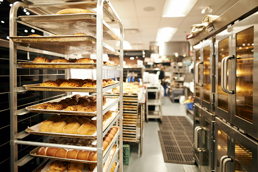 Shot of the inside of a bakery